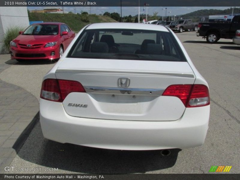 Taffeta White / Black 2010 Honda Civic LX-S Sedan