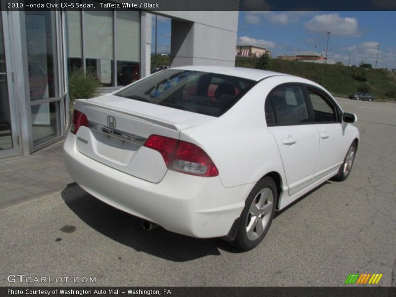 Taffeta White / Black 2010 Honda Civic LX-S Sedan