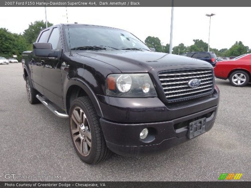 Dark Amethyst / Black 2007 Ford F150 Harley-Davidson SuperCrew 4x4