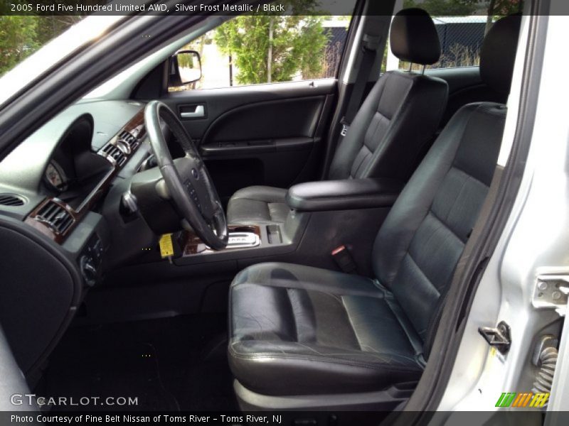 Silver Frost Metallic / Black 2005 Ford Five Hundred Limited AWD