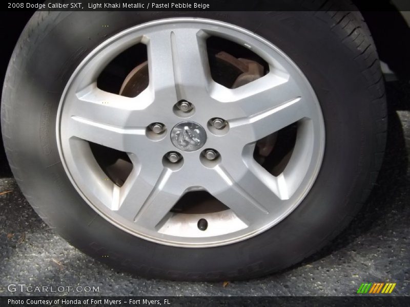 Light Khaki Metallic / Pastel Pebble Beige 2008 Dodge Caliber SXT
