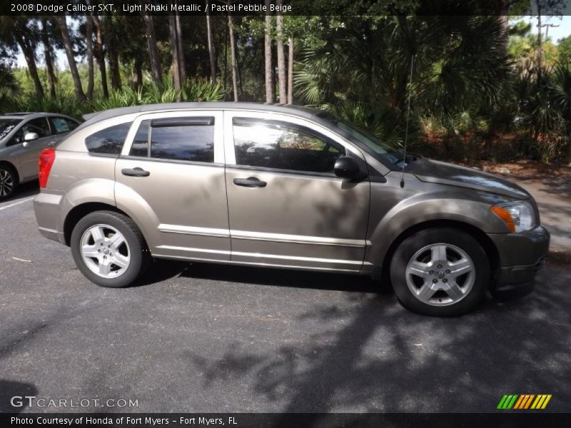 Light Khaki Metallic / Pastel Pebble Beige 2008 Dodge Caliber SXT