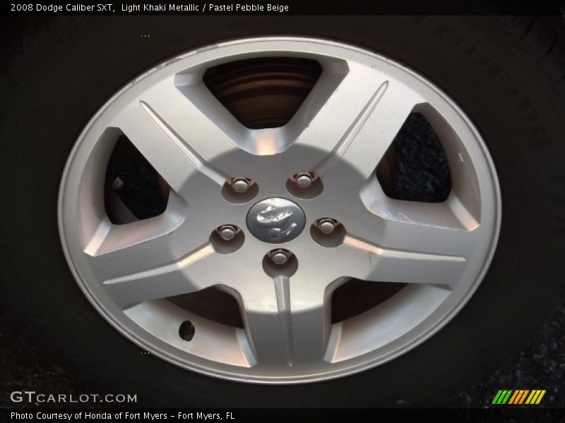 Light Khaki Metallic / Pastel Pebble Beige 2008 Dodge Caliber SXT