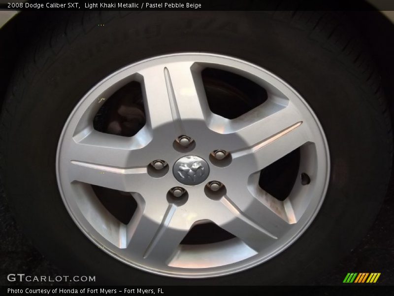Light Khaki Metallic / Pastel Pebble Beige 2008 Dodge Caliber SXT
