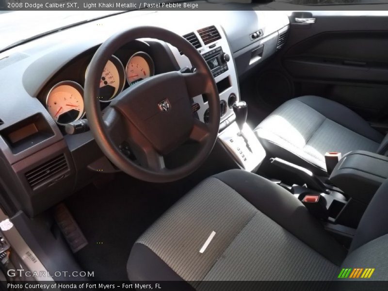 Light Khaki Metallic / Pastel Pebble Beige 2008 Dodge Caliber SXT