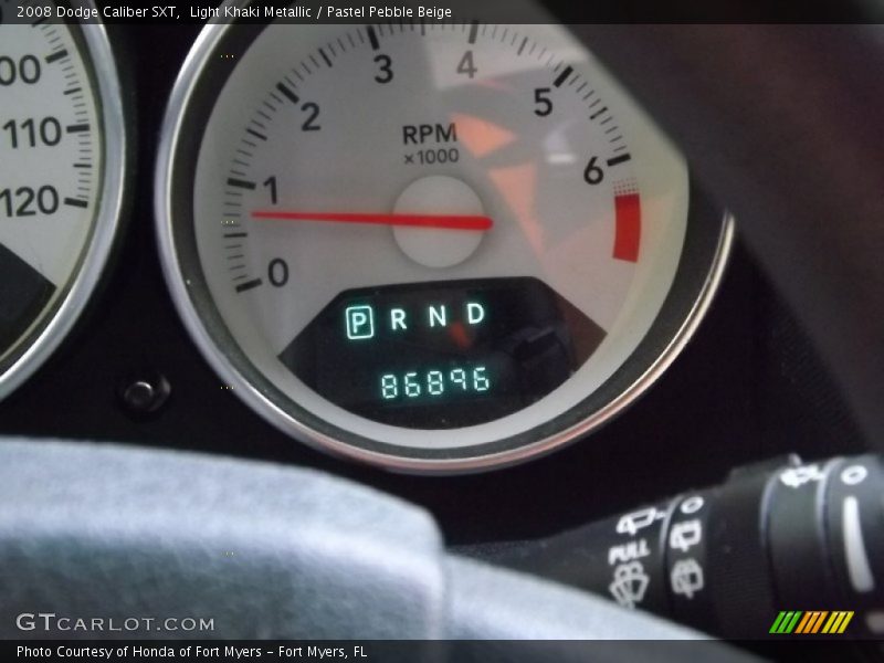 Light Khaki Metallic / Pastel Pebble Beige 2008 Dodge Caliber SXT