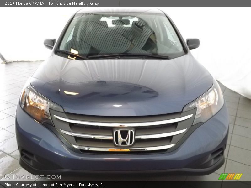 Twilight Blue Metallic / Gray 2014 Honda CR-V LX