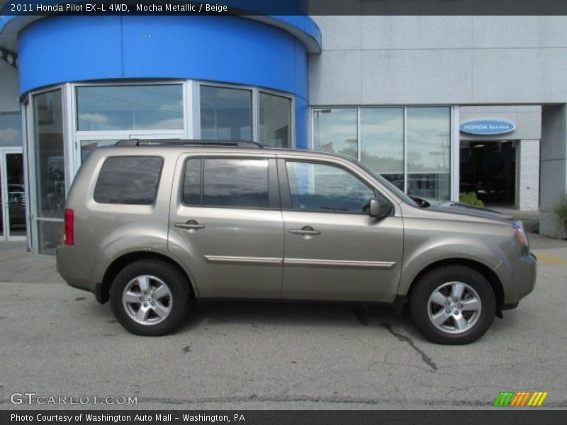 Mocha Metallic / Beige 2011 Honda Pilot EX-L 4WD