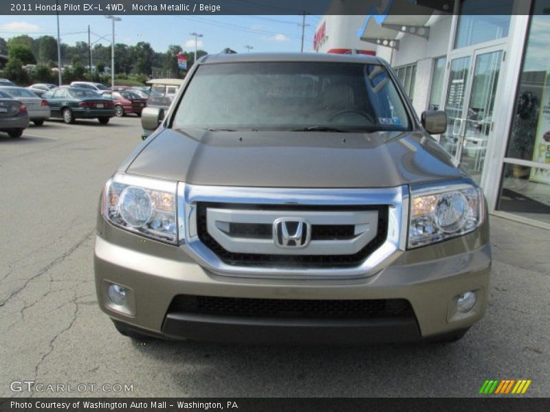 Mocha Metallic / Beige 2011 Honda Pilot EX-L 4WD