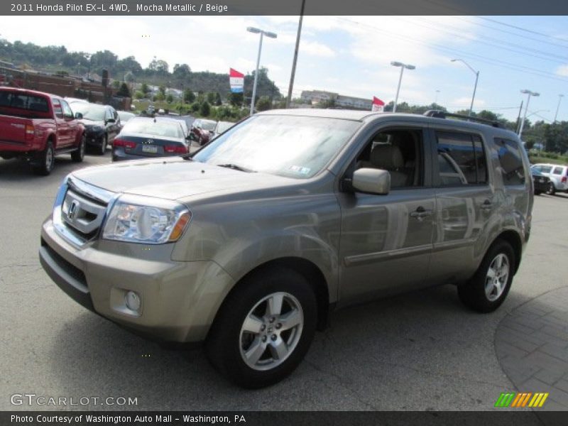Mocha Metallic / Beige 2011 Honda Pilot EX-L 4WD