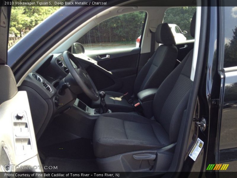Deep Black Metallic / Charcoal 2010 Volkswagen Tiguan S