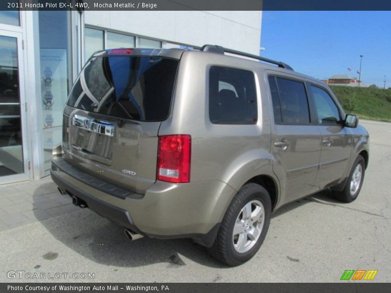 Mocha Metallic / Beige 2011 Honda Pilot EX-L 4WD