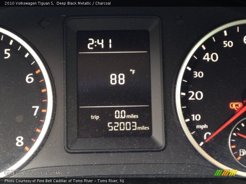 Deep Black Metallic / Charcoal 2010 Volkswagen Tiguan S