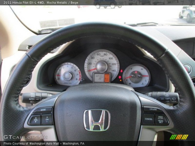 Mocha Metallic / Beige 2011 Honda Pilot EX-L 4WD