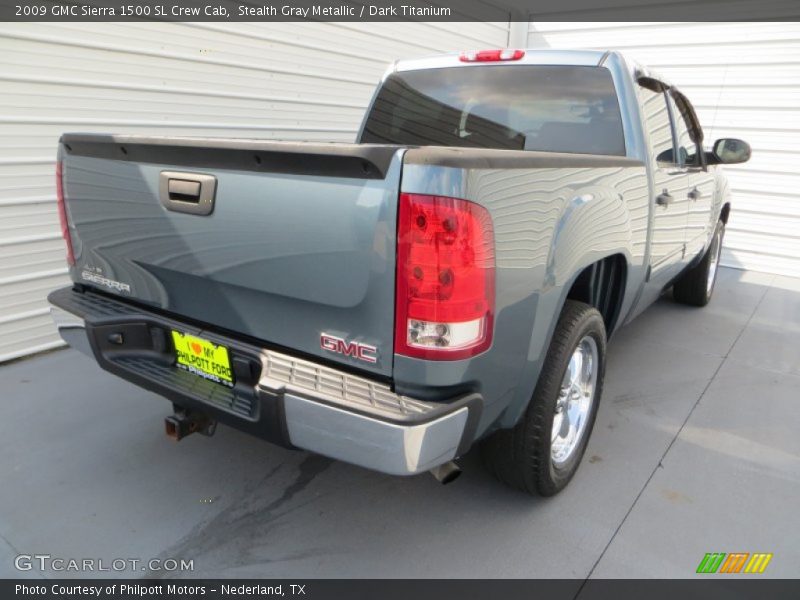 Stealth Gray Metallic / Dark Titanium 2009 GMC Sierra 1500 SL Crew Cab