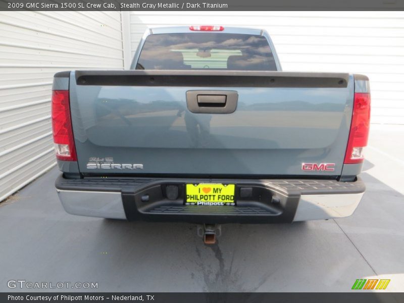 Stealth Gray Metallic / Dark Titanium 2009 GMC Sierra 1500 SL Crew Cab