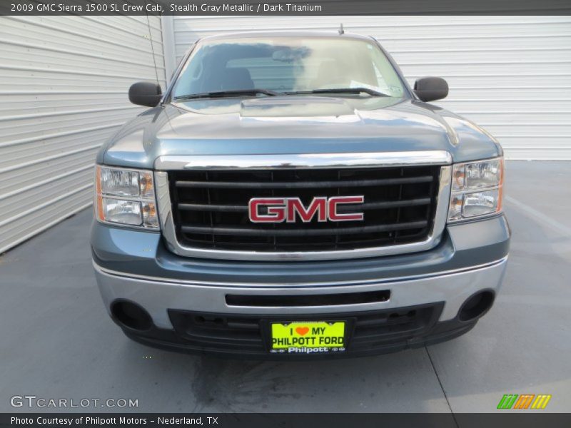 Stealth Gray Metallic / Dark Titanium 2009 GMC Sierra 1500 SL Crew Cab