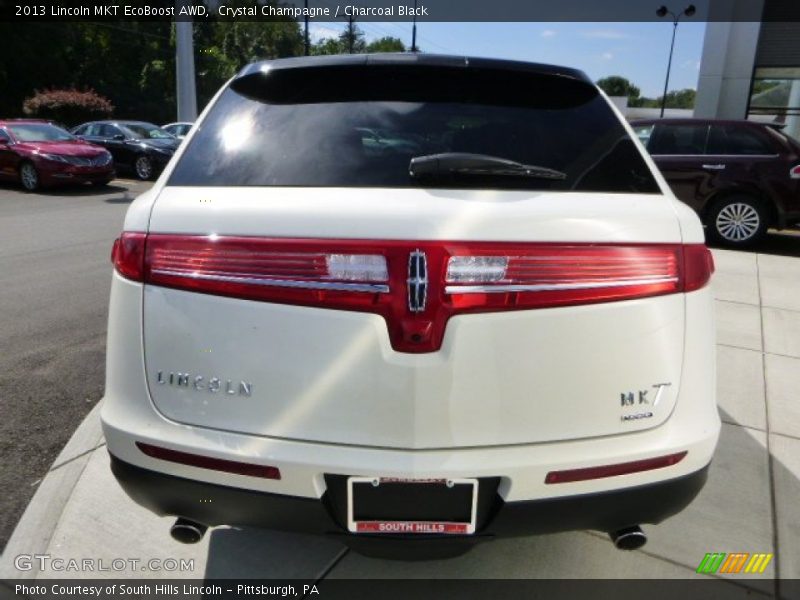 Crystal Champagne / Charcoal Black 2013 Lincoln MKT EcoBoost AWD