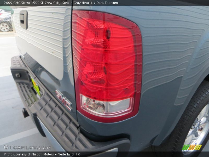 Stealth Gray Metallic / Dark Titanium 2009 GMC Sierra 1500 SL Crew Cab