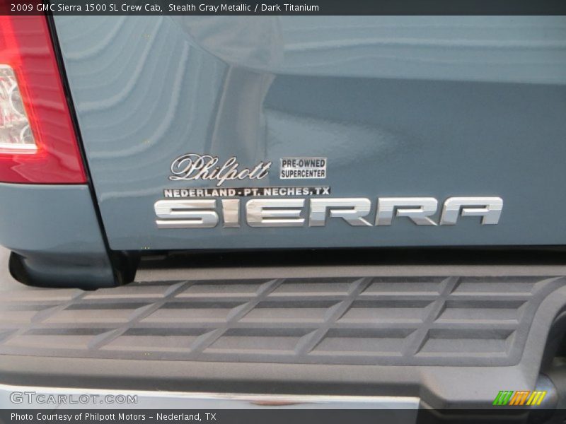 Stealth Gray Metallic / Dark Titanium 2009 GMC Sierra 1500 SL Crew Cab