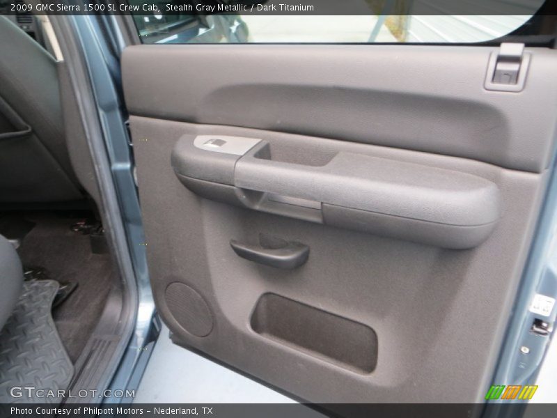 Stealth Gray Metallic / Dark Titanium 2009 GMC Sierra 1500 SL Crew Cab