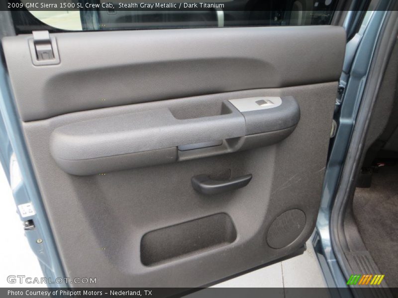 Stealth Gray Metallic / Dark Titanium 2009 GMC Sierra 1500 SL Crew Cab