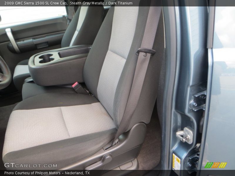 Stealth Gray Metallic / Dark Titanium 2009 GMC Sierra 1500 SL Crew Cab