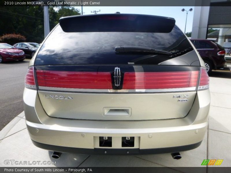 Gold Leaf Metallic / Light Camel 2010 Lincoln MKX AWD