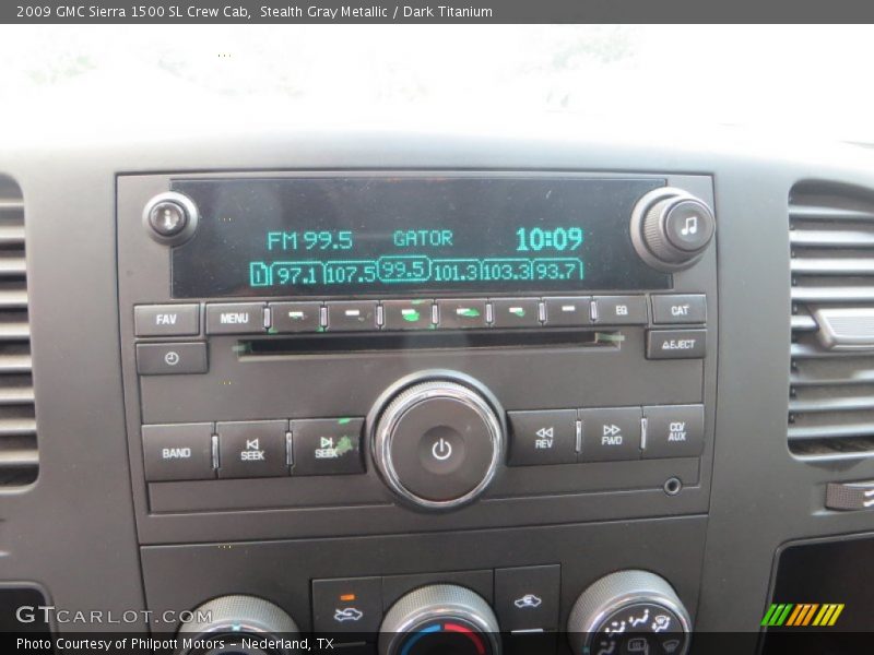 Stealth Gray Metallic / Dark Titanium 2009 GMC Sierra 1500 SL Crew Cab