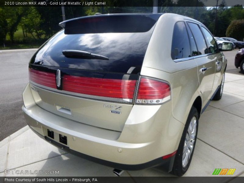 Gold Leaf Metallic / Light Camel 2010 Lincoln MKX AWD