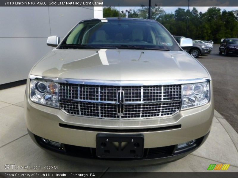 Gold Leaf Metallic / Light Camel 2010 Lincoln MKX AWD