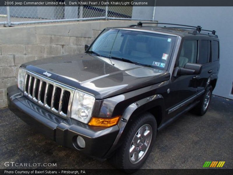 Dark Khaki Pearl / Dark Khaki/Light Graystone 2006 Jeep Commander Limited 4x4