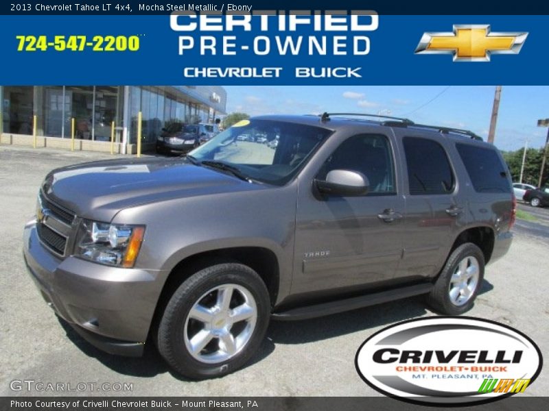 Mocha Steel Metallic / Ebony 2013 Chevrolet Tahoe LT 4x4