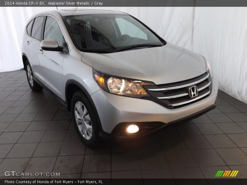 Alabaster Silver Metallic / Gray 2014 Honda CR-V EX