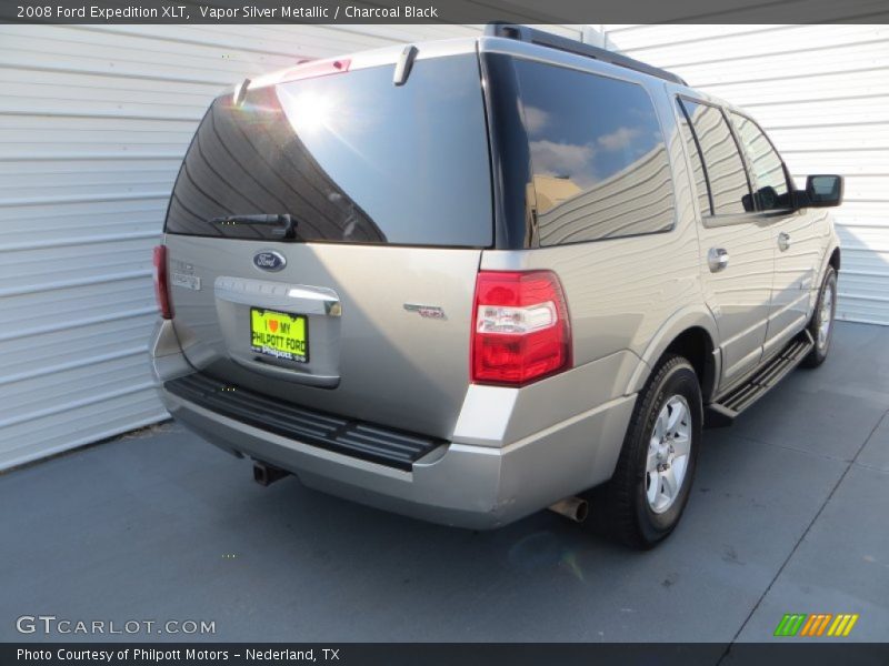 Vapor Silver Metallic / Charcoal Black 2008 Ford Expedition XLT