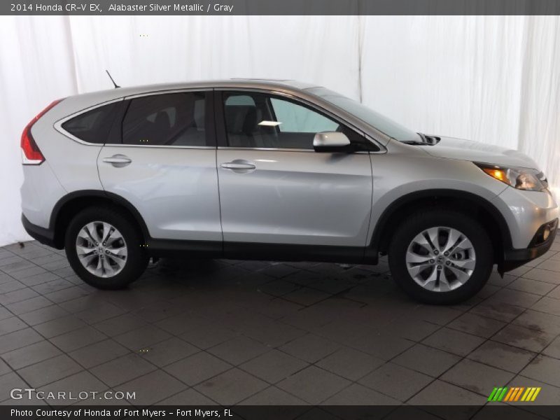 Alabaster Silver Metallic / Gray 2014 Honda CR-V EX