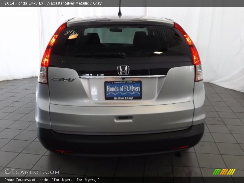 Alabaster Silver Metallic / Gray 2014 Honda CR-V EX