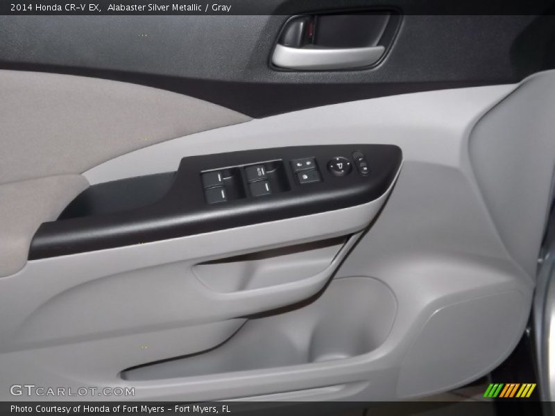 Alabaster Silver Metallic / Gray 2014 Honda CR-V EX
