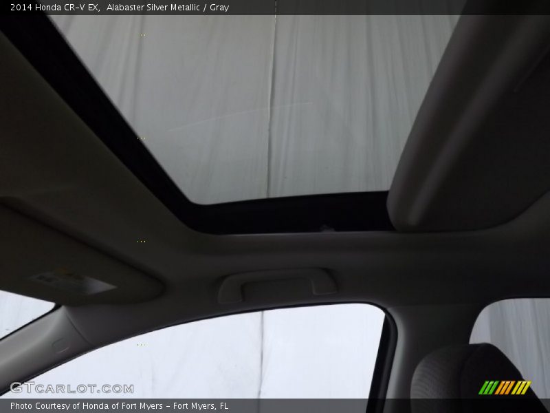 Alabaster Silver Metallic / Gray 2014 Honda CR-V EX