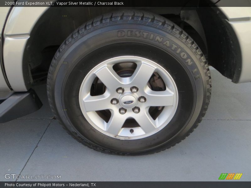 Vapor Silver Metallic / Charcoal Black 2008 Ford Expedition XLT