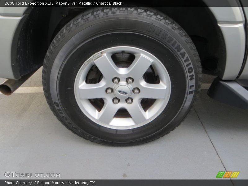 Vapor Silver Metallic / Charcoal Black 2008 Ford Expedition XLT