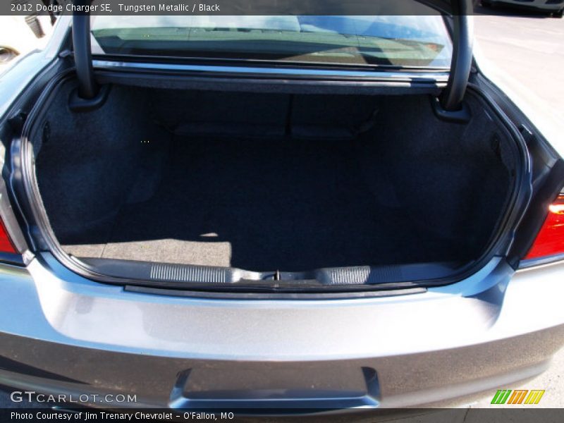 Tungsten Metallic / Black 2012 Dodge Charger SE