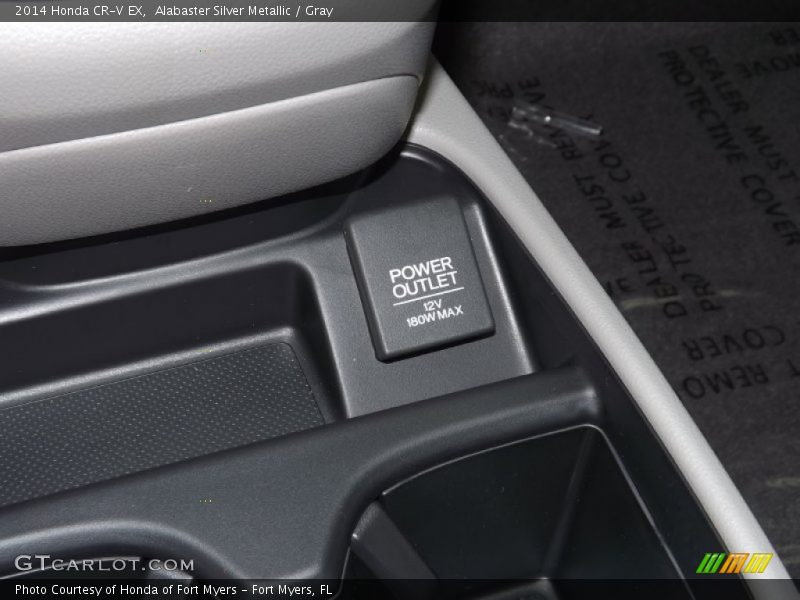 Alabaster Silver Metallic / Gray 2014 Honda CR-V EX
