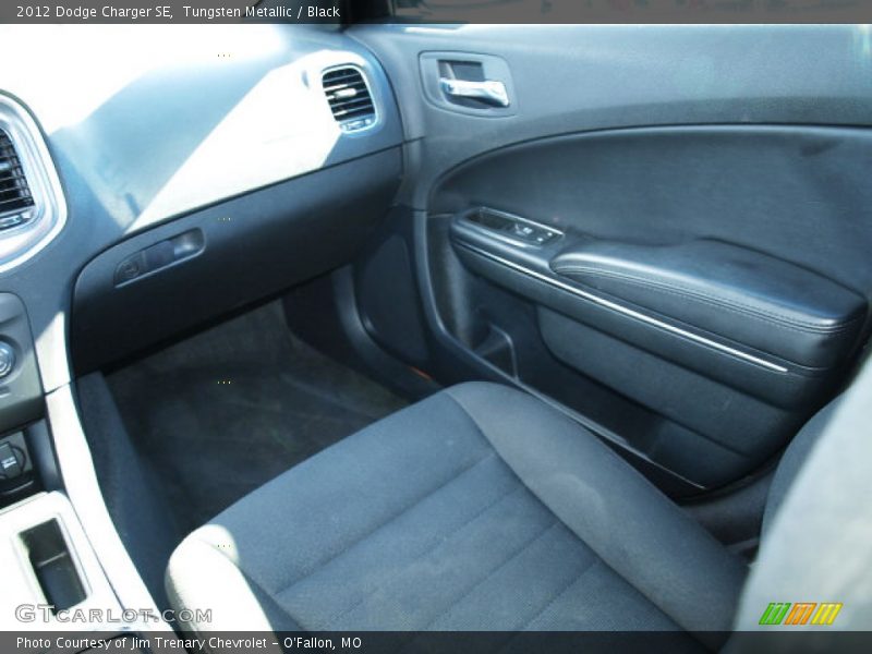 Tungsten Metallic / Black 2012 Dodge Charger SE