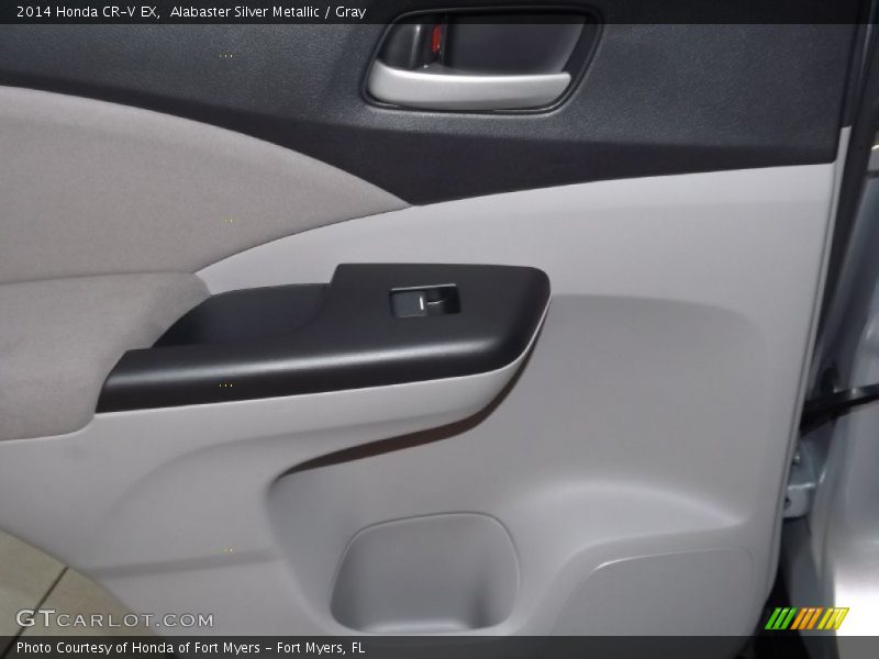 Alabaster Silver Metallic / Gray 2014 Honda CR-V EX