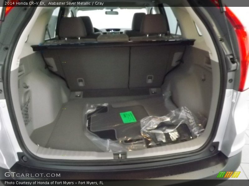 Alabaster Silver Metallic / Gray 2014 Honda CR-V EX