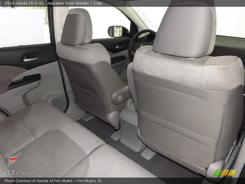 Alabaster Silver Metallic / Gray 2014 Honda CR-V EX