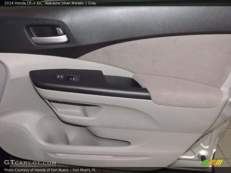 Alabaster Silver Metallic / Gray 2014 Honda CR-V EX