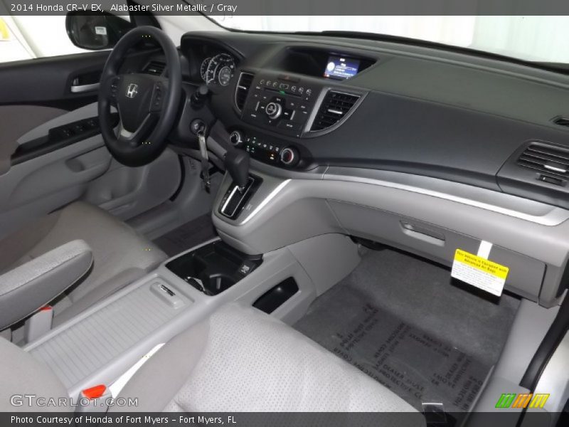 Alabaster Silver Metallic / Gray 2014 Honda CR-V EX
