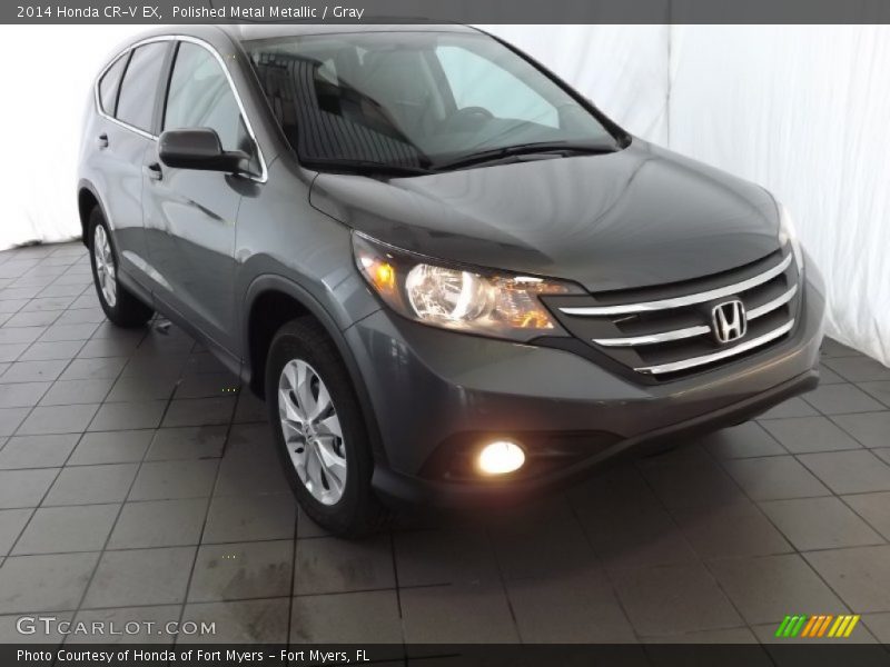 Polished Metal Metallic / Gray 2014 Honda CR-V EX